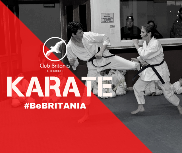 Realizan cambio de cinta alumnos de Karate en Club Britania